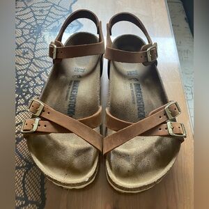 Birkenstock Kumba sandal- Cognac